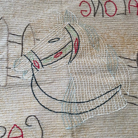 1960’s カーボーイ ラグ ウォールデコ