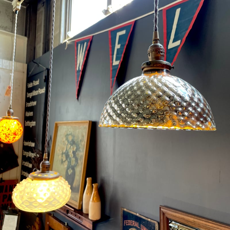 1920's マーキュリー ガラスシェード ※シェードのみ | 7miles from the