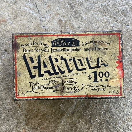 1920’s “PARTOLA” ミニ缶