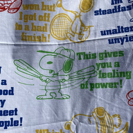 1960’s SNOOPY ベッドシーツ