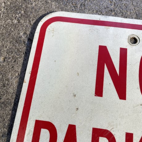 1980’s NO PARKING 看板