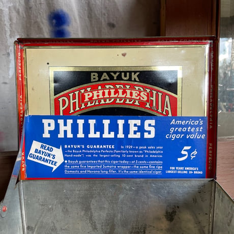 1940’s “BAYUK PHILLIES” タバコ缶