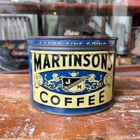 1950’s “MARTINSON’S COFFEE” コーヒー缶  蓋付き