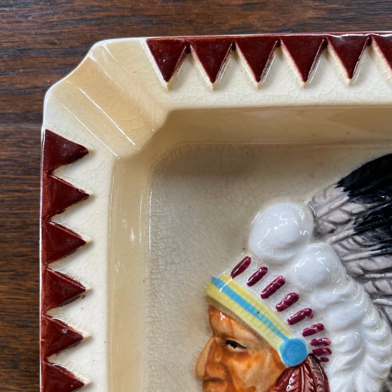 1960's インディアン 陶器製 灰皿 | 7miles from the Dreamland