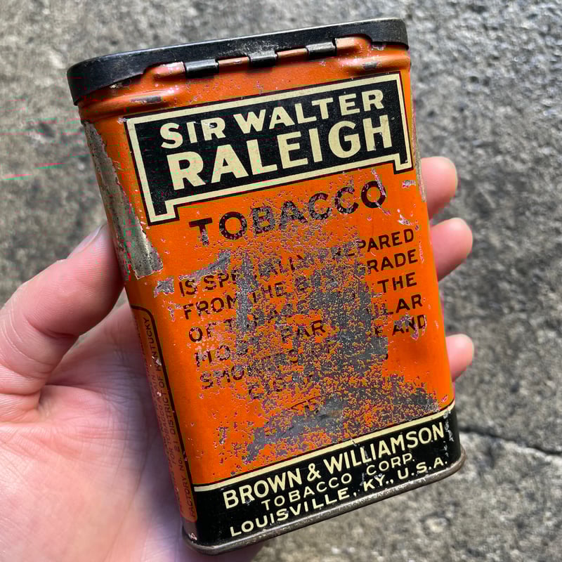 1950's SIR WALTER RALEIGH タバコ缶 | 7miles from th