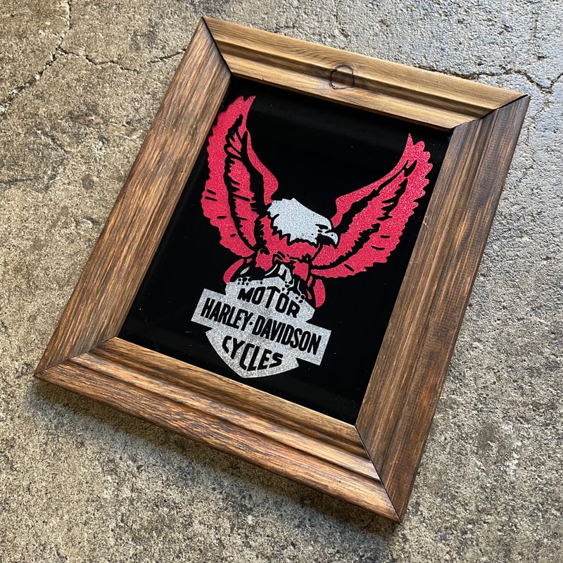 1970's HARLEY-DAVIDSON パブミラー | 7miles from the