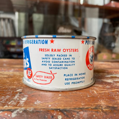 1950’s “Fresh Oysters Standard” オイスター缶