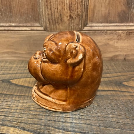 Bulldog Head Money Bank