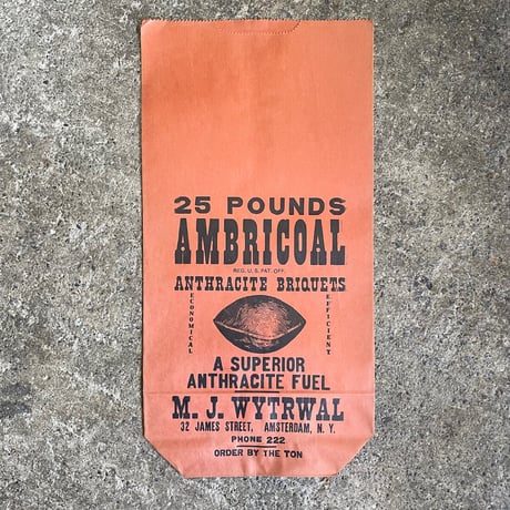1920’s COAL BAG 紙袋