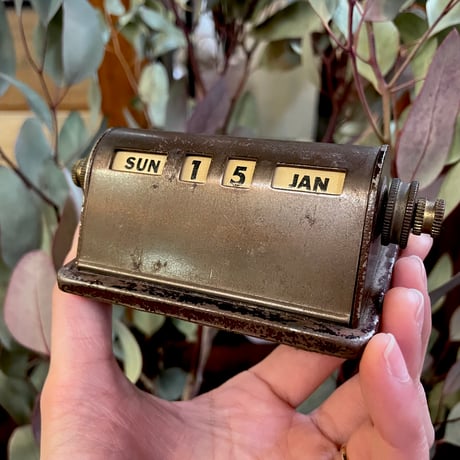 【美品】ヴィンテージ　コンパクト万年カレンダー CATEGORY カレンダー | 7miles from the Dreamland