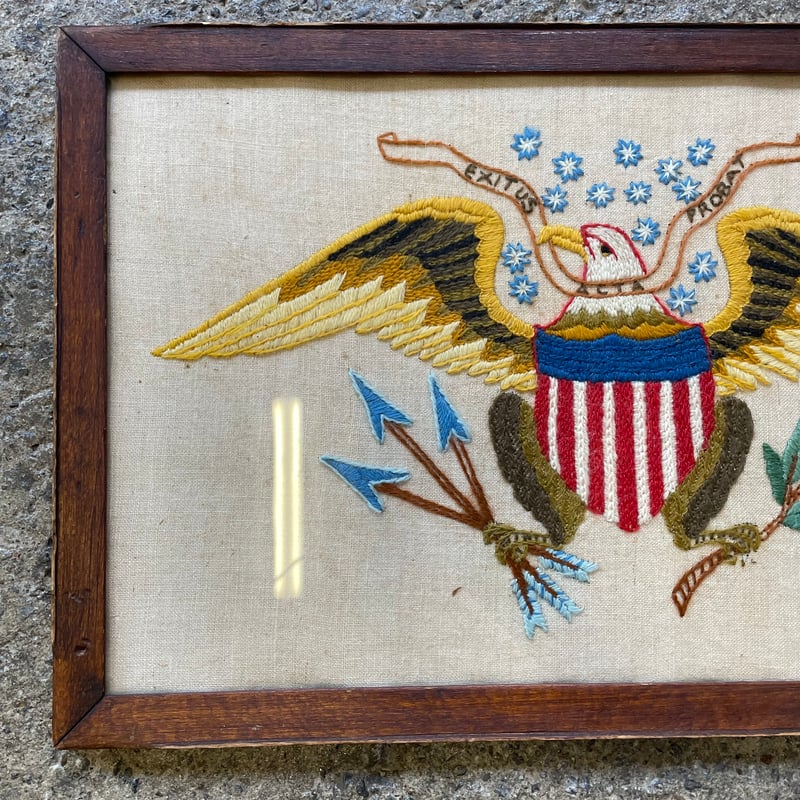 1960's イーグル 刺繍アートフレーム | 7miles from the Dreamland