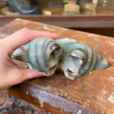 1950’s 陶器製 猫 置物