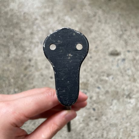 1950s ウォールフック アルミ ブラック ※同型複数点あり