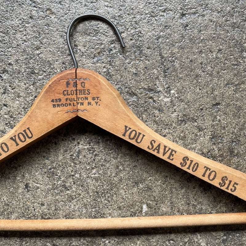 1960's 木製ハンガー | 7miles from the Dreamland