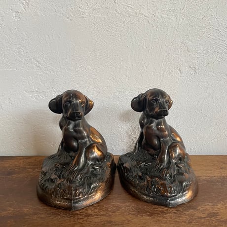 1950-60’s 子犬 ブックエンド ペア