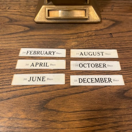 Desk Calendar