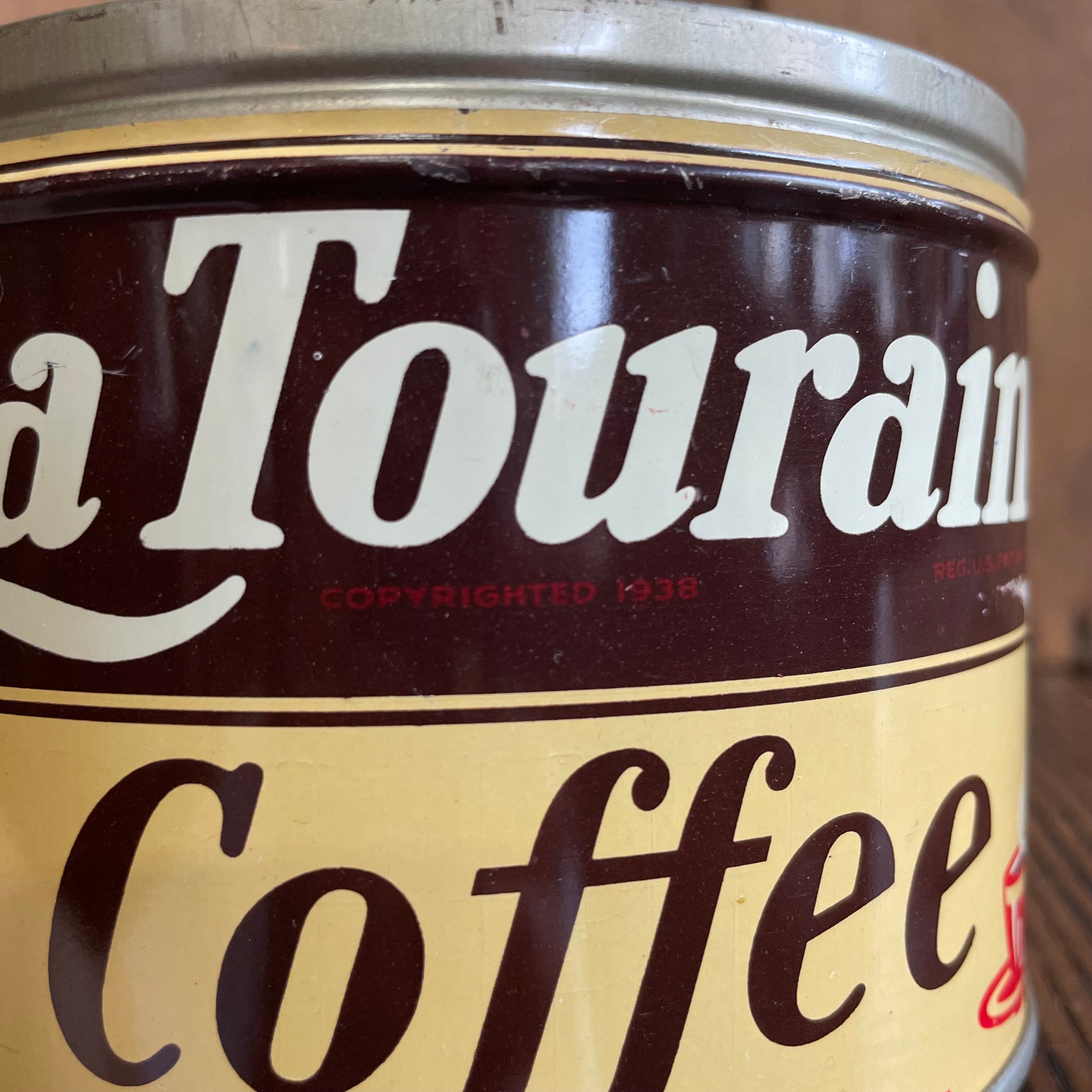 1950's “La Touraine Coffee” コーヒー缶 | 7miles from