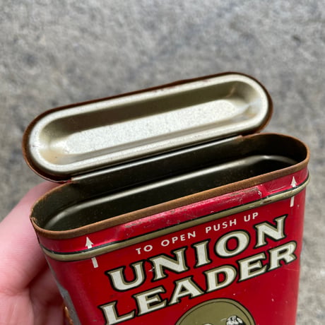 1950’s “UNION LEADER” タバコ缶