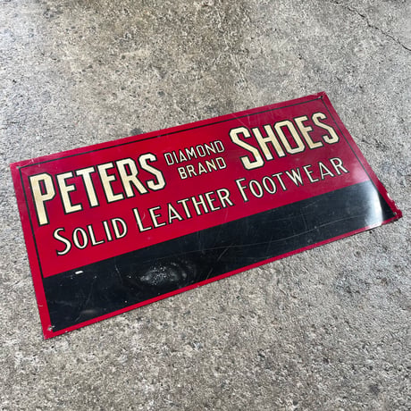 1940’s “Peters Shoes” アドバタイジングサイン