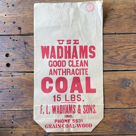 1940’s COAL BAG 紙袋