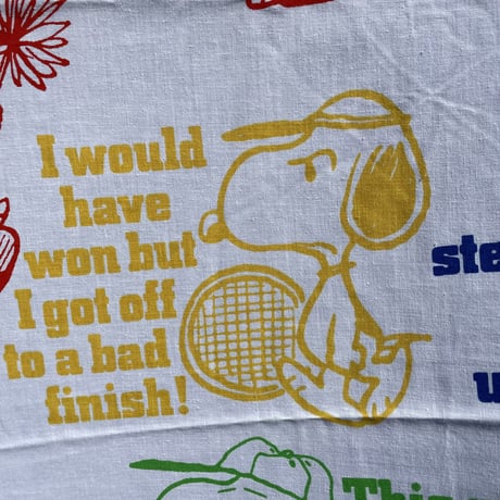 1960’s SNOOPY ベッドシーツ
