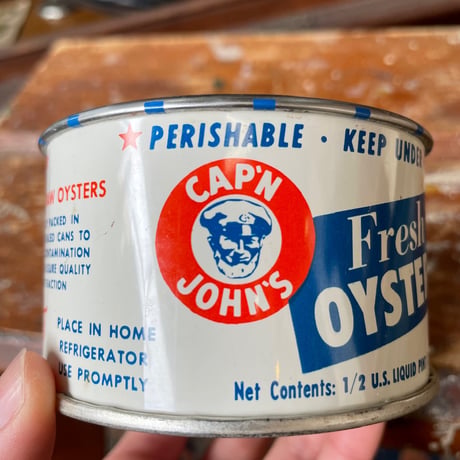 1950’s “Fresh Oysters Standard” オイスター缶