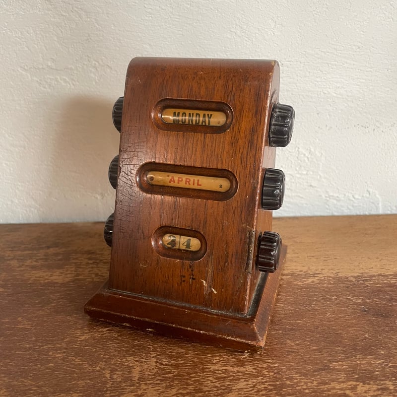 1940's 木製デスクカレンダー | 7miles from the Dreamland