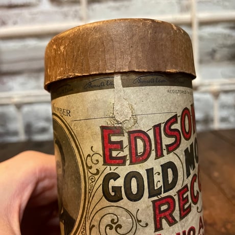 1900’s エジソン ゴールドモールド レコード