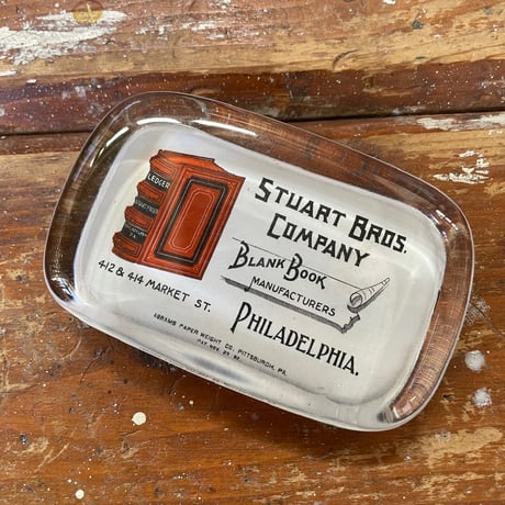 1890's “Book” ガラスペーパーウェイト | 7miles from the Dre