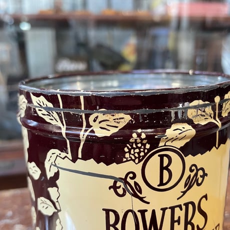 1950’s “BOWERS” ピーナッツクランチ缶