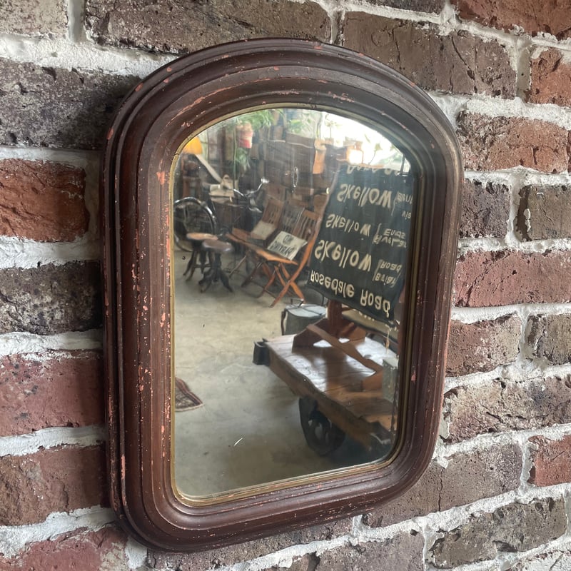 1910-20's 木製アーチフレーム ウォールミラー | 7miles from the D