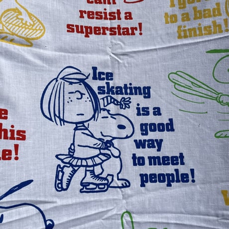 1960’s SNOOPY ベッドシーツ