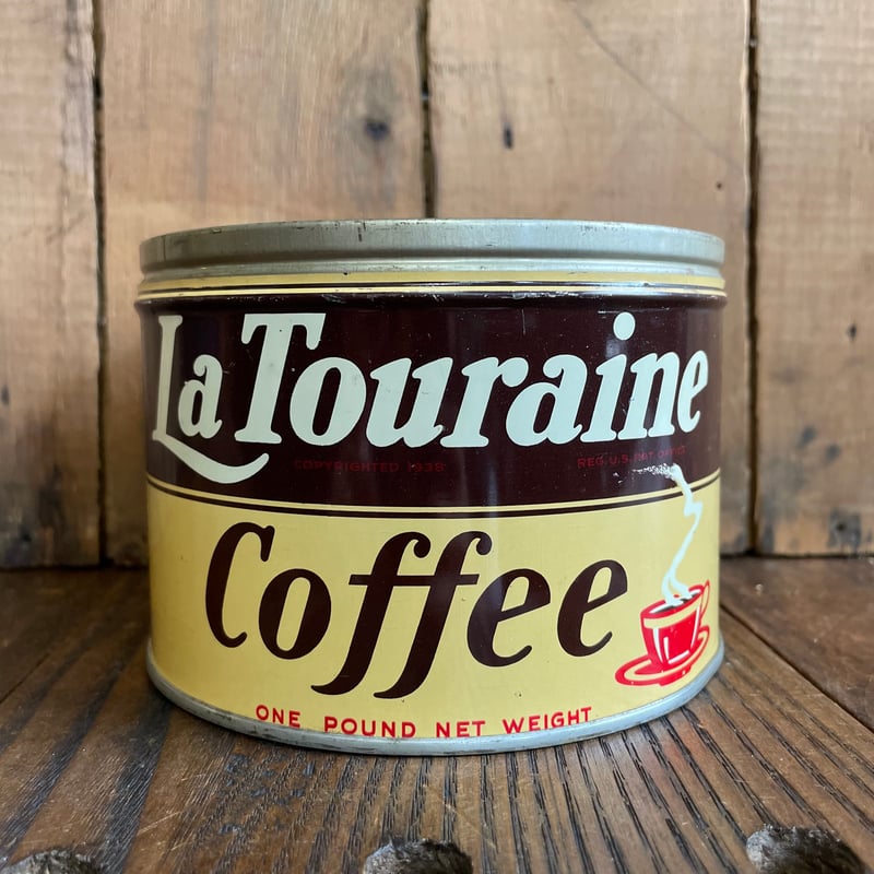 1950's “La Touraine Coffee” コーヒー缶 | 7miles from