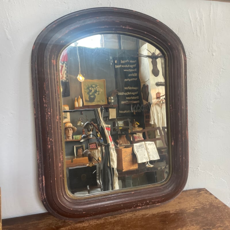1910-20's 木製アーチフレーム ウォールミラー | 7miles from the D