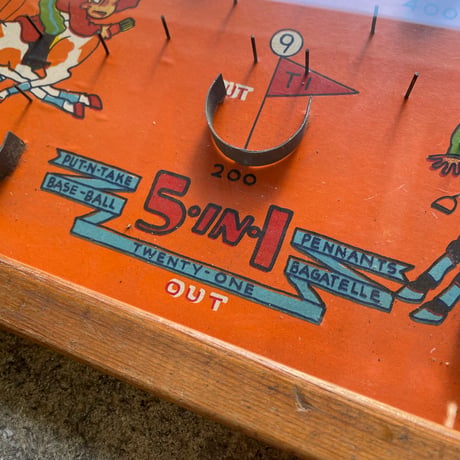 1930’s ピンボールゲームボード
