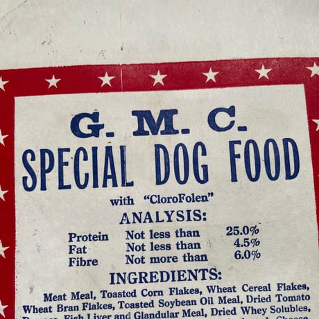 1940’s DOG FOOD 紙袋