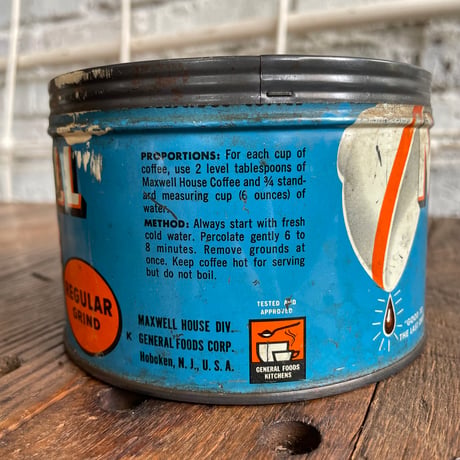 1960’s “MAXWELL HOUSE” コーヒー缶