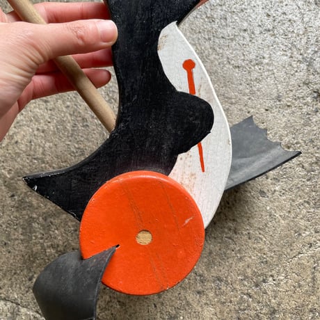 1960’s フォークアート ペンギン プッシュトイ