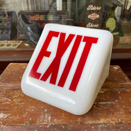 1960’s “EXIT”ランプシェード ※シェードのみ