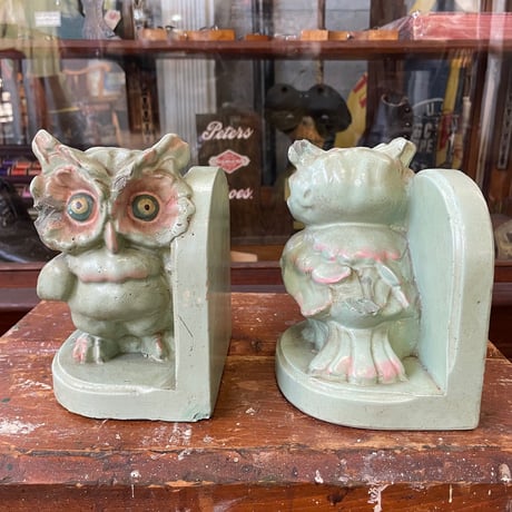 1950’s フクロウ ブックエンド ペア