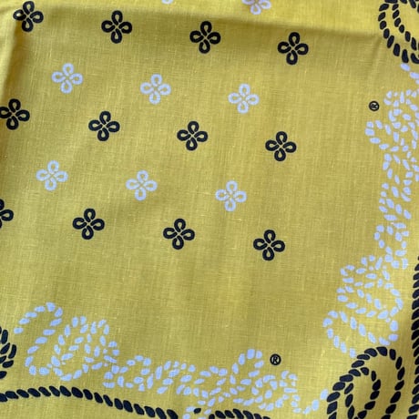 1970’s~ Wrangler バンダナ Yellow/黄色