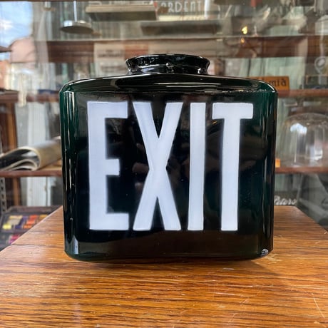 1940’s “EXIT”ランプシェード ※シェードのみ