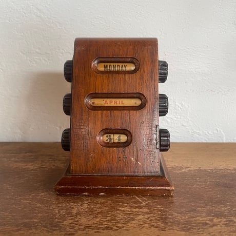 -1940’s 木製デスクカレンダー