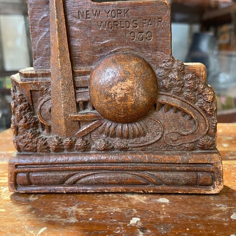 1939 NY ワールドフェア ブックエンド ペア