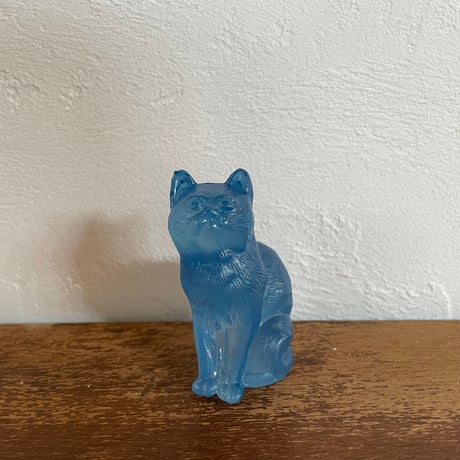Cat Grass Figure (Blue)