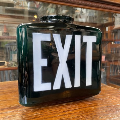 1940’s “EXIT”ランプシェード ※シェードのみ