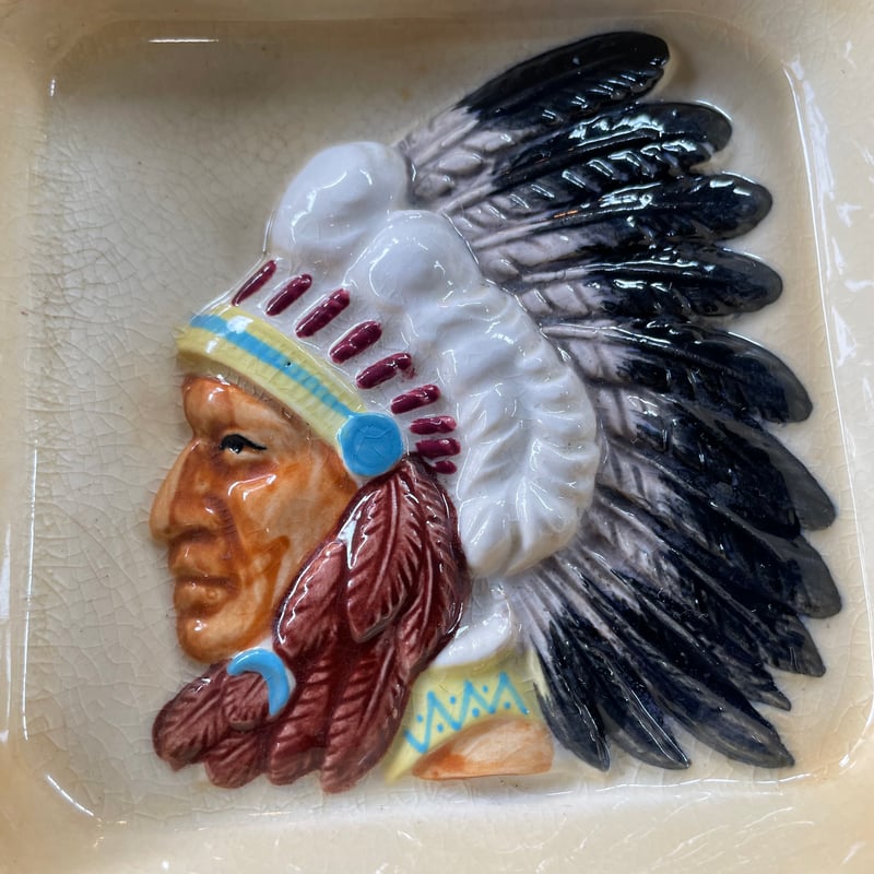 1960's インディアン 陶器製 灰皿 | 7miles from the Dreamland