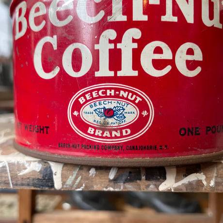 1950’s “Beech-Nut Coffee” コーヒー缶 蓋付き