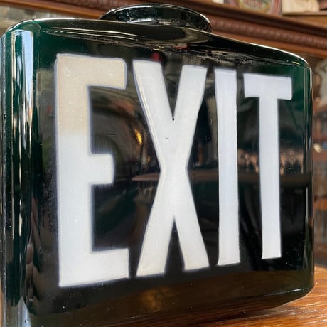 1940’s “EXIT”ランプシェード ※シェードのみ