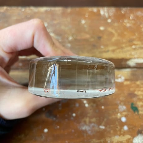 1930’s “Sole Leather Counters” ガラスペーパーウェイト